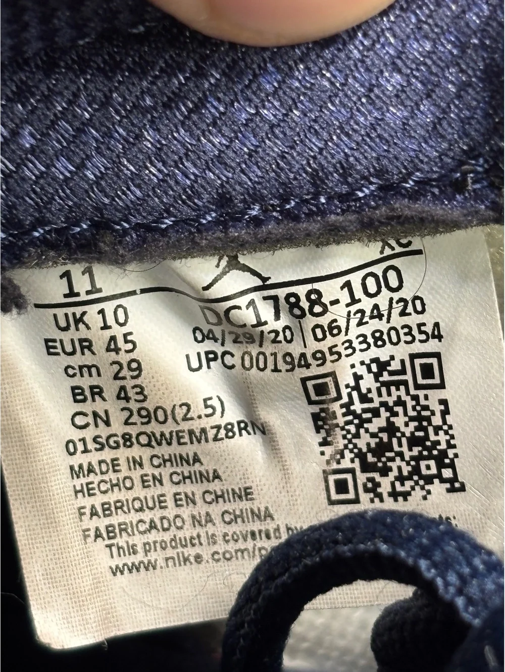 Air Jordan 1 high CO.JP midnight navy